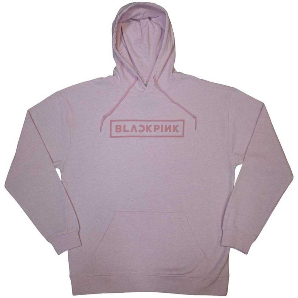 BlackPink Unisex Adult Logo Hoodie / Light Pink
